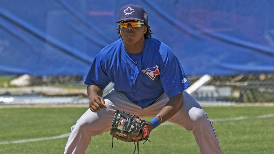 Vlad Guerrero Jr. has been worked out at third base but it's his bat that will get him to the Majors if all falls into place.
