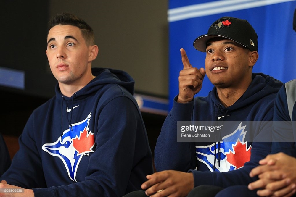 Sanchez, 24, and Stroman, 25, are both staples in the Jays rotation and will likely grow together as starters.
