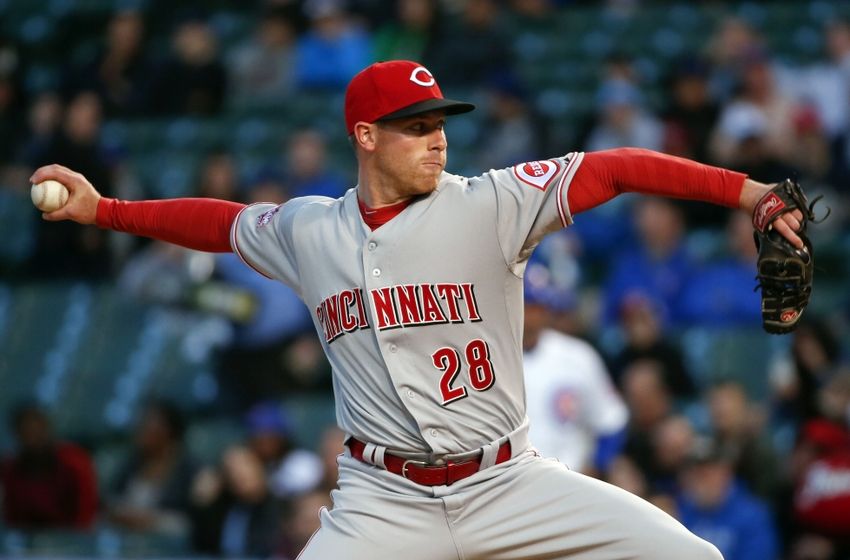 DeSclafani pitching for the Reds in 2015. The 26 year-old has been one of the bright spots on a struggling team this season. 
