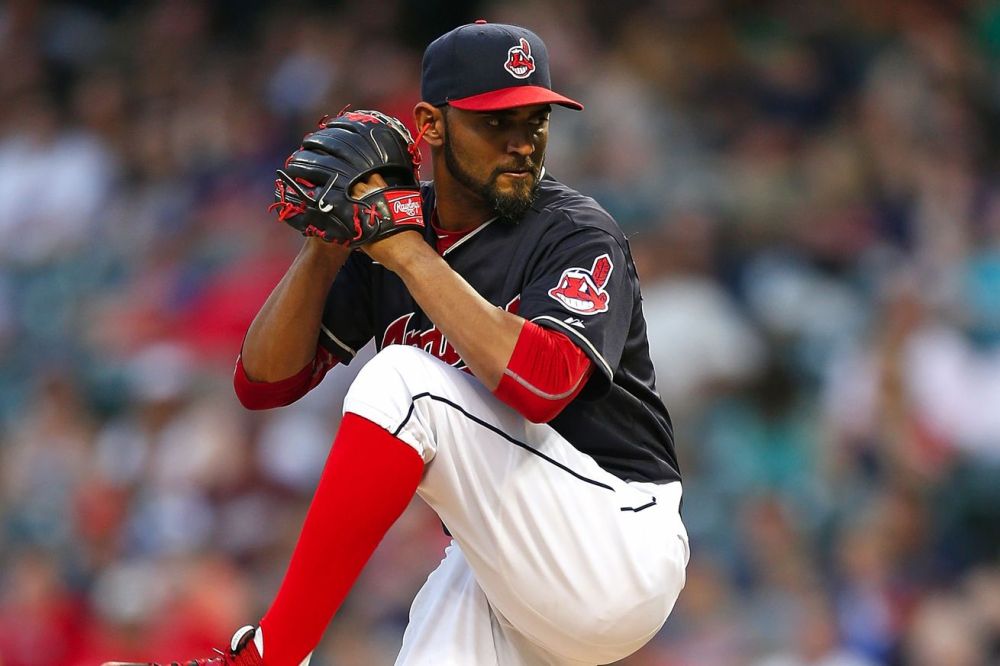 Danny Salazar of Cleveland is one of the driving forces behind one of the best rotations in all of baseball. 
